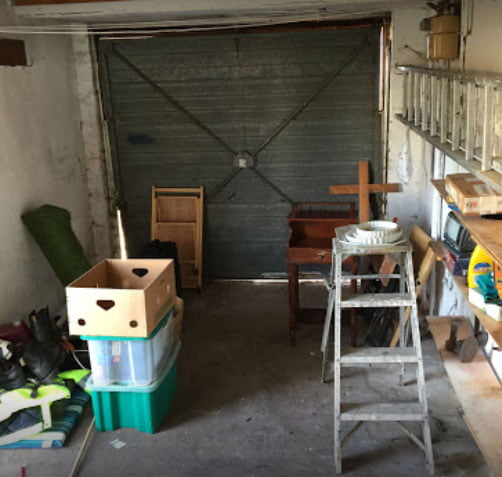 A Birmingham garage clearance carried out by Goldies House Clearances